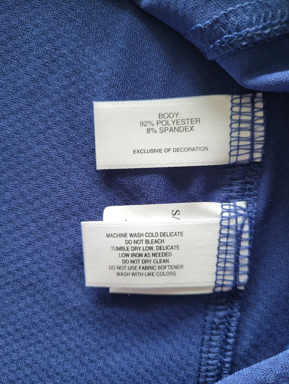 Cutter & Buck Women's Prospect Polo Large Blue Performance Golf UPF 50+ NWT - Picture 4 of 6